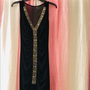 Black cocktail dress